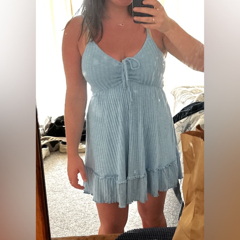 Ocean drive blue mini dress